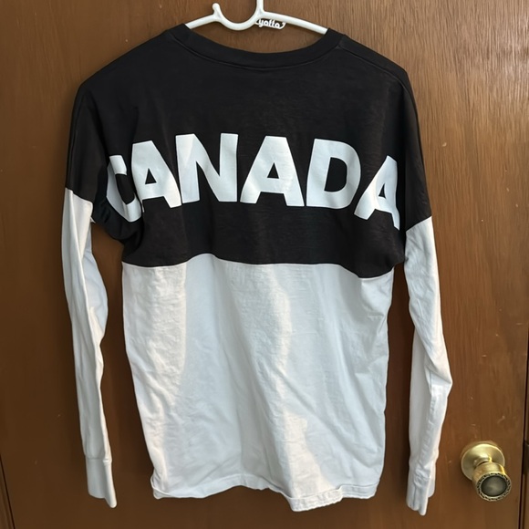 Dark Gray and White Toronto Canada Long Sleeve Tee - Picture 2 of 3